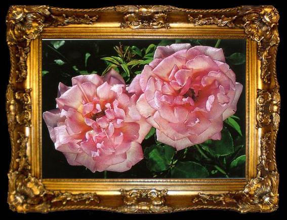 framed  unknow artist Still life floral, all kinds of reality flowers oil painting  219, ta009-2